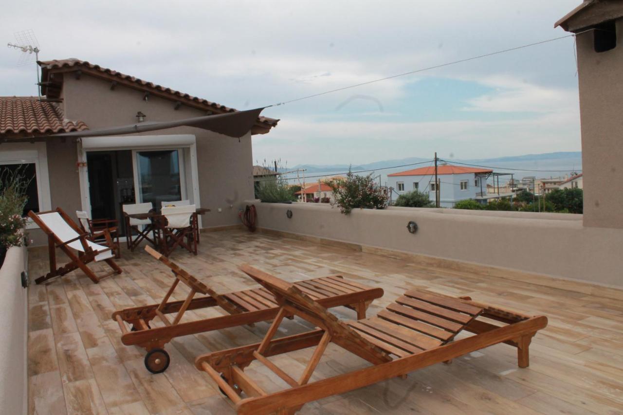 Sea View Apartment 15 Min From Athens Airport Néa Mákri Exterior photo