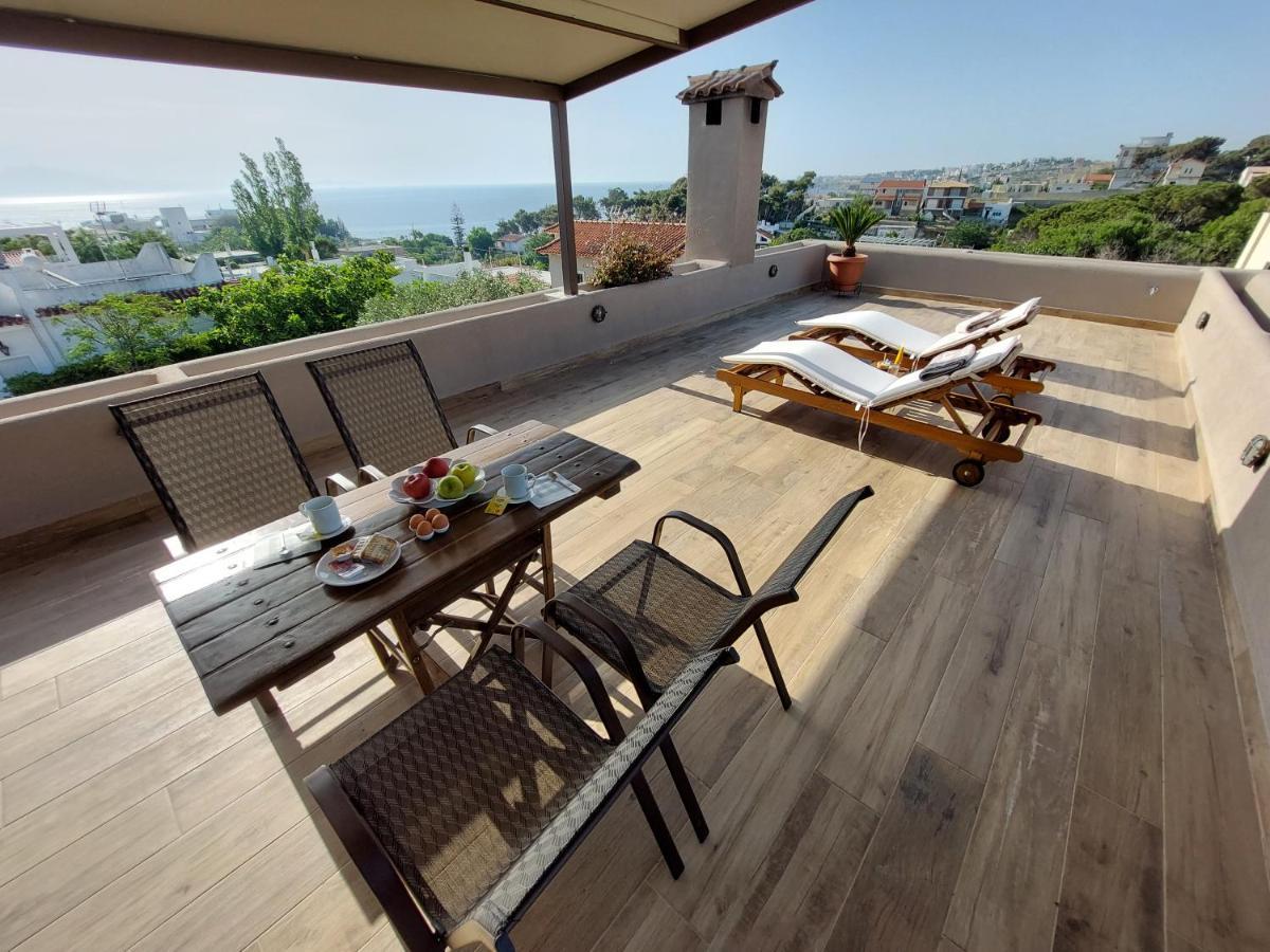 Sea View Apartment 15 Min From Athens Airport Néa Mákri Exterior photo