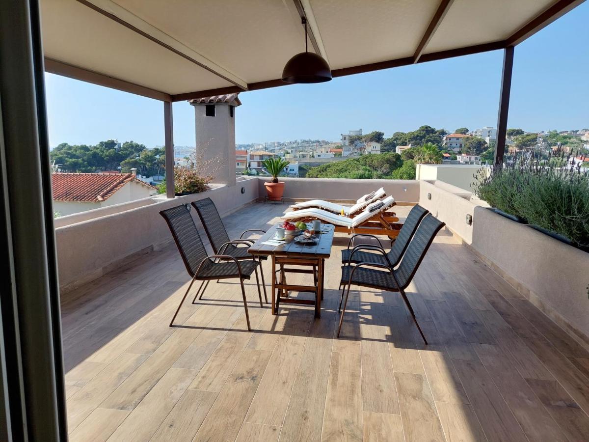 Sea View Apartment 15 Min From Athens Airport Néa Mákri Exterior photo