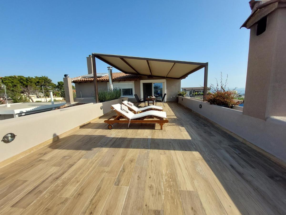 Sea View Apartment 15 Min From Athens Airport Néa Mákri Exterior photo